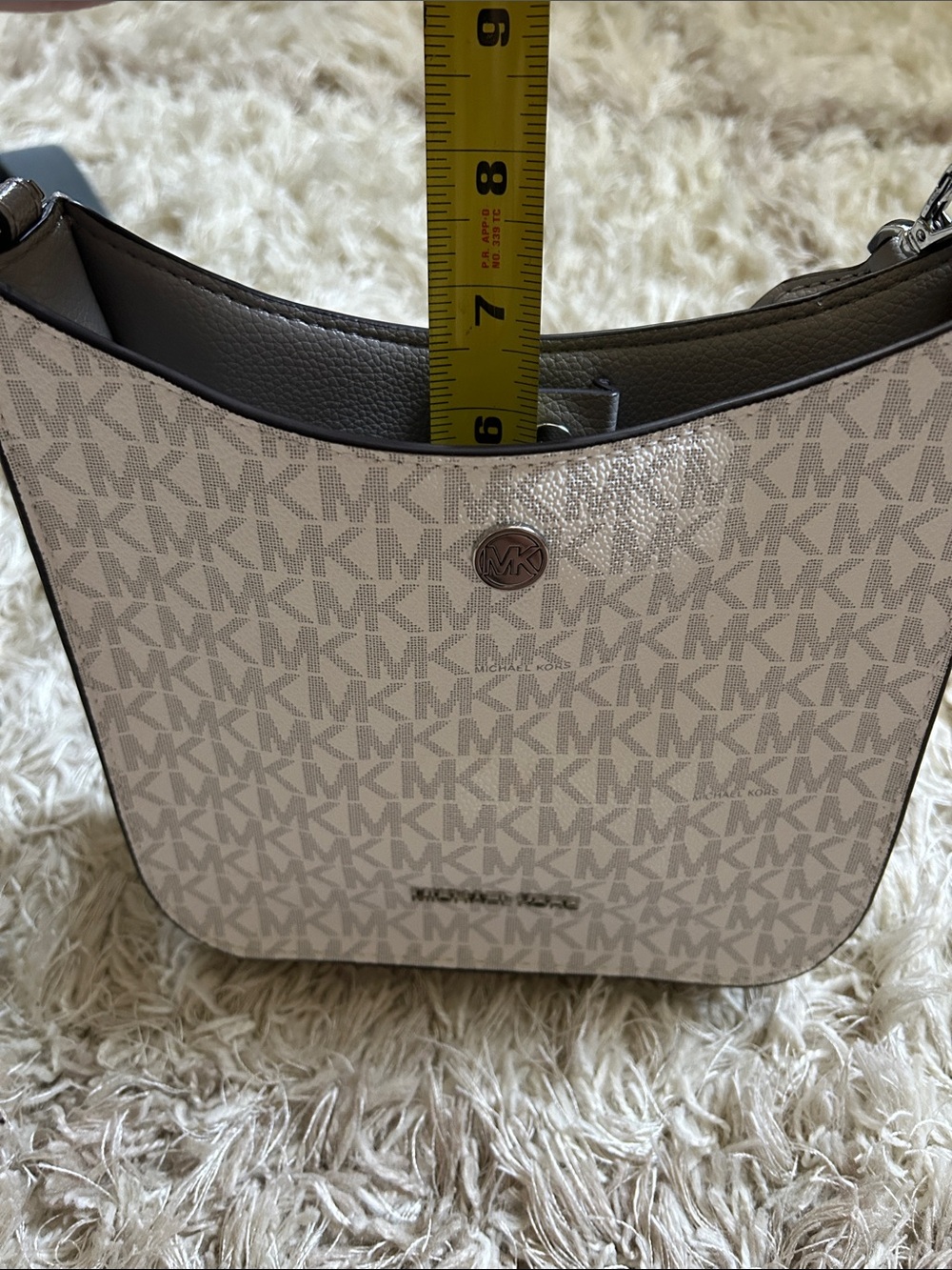 Michael Kors Gray and white small crossbody Bag - Picture 11 of 12